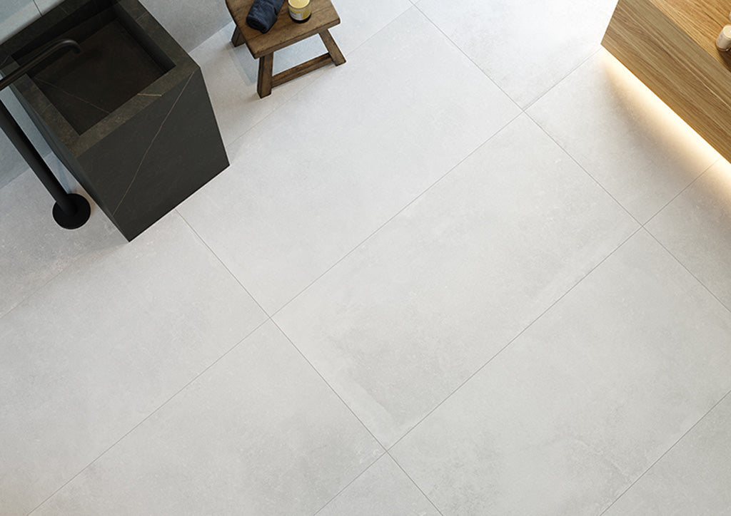White 12x36 Ceramic Matte Large Format Tile (4 pack, 11.63 sq ft/case) - Sample