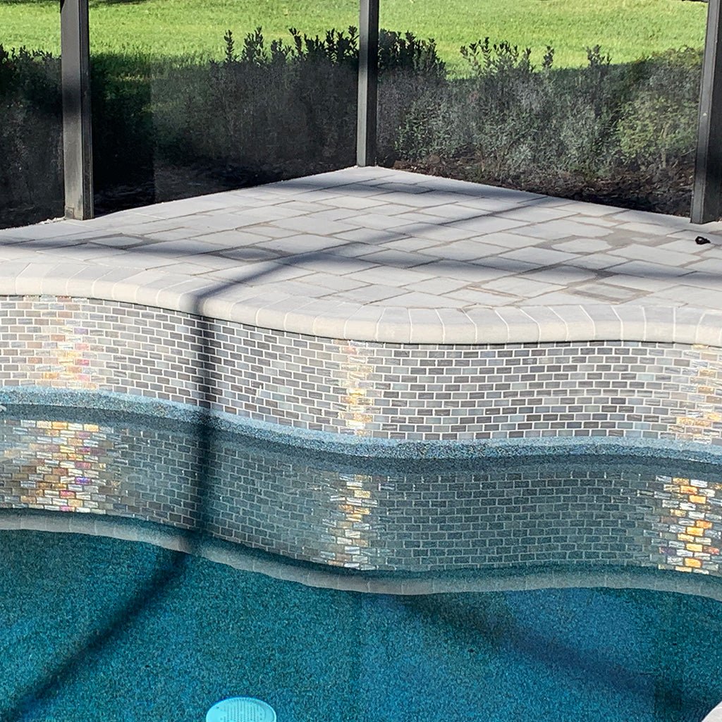Grey, 1" x 2" Mosaic - Glass Tile - view 11