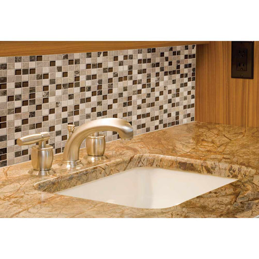 MSI Ibiza Glass and Stone Blend Mosaic Tile 12"x12"