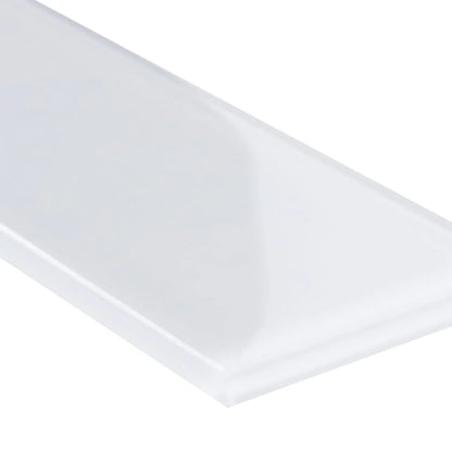 MSI Ice White Glass Subway Tile 3"x9"