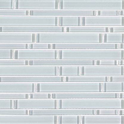 MSI Ice Interlocking Glass Mosaic Tile 12"x12"