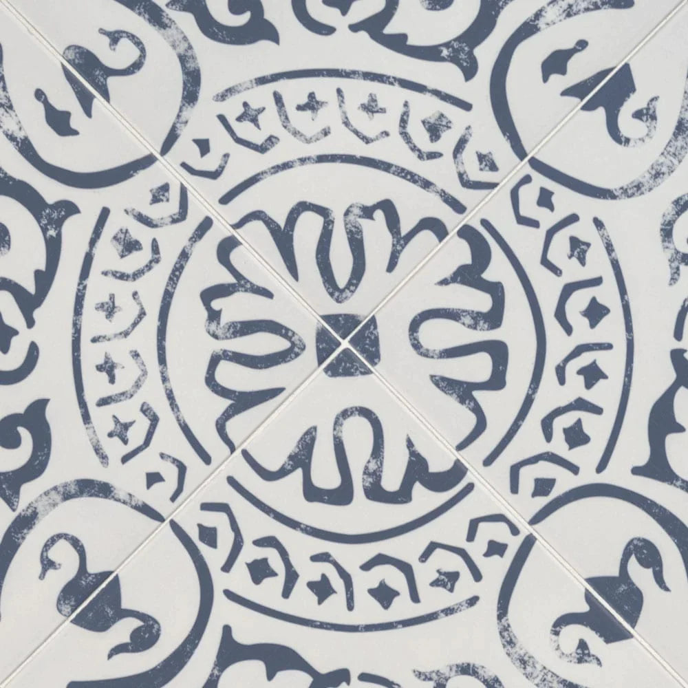 MSI Indigo Encaustic Porcelain Wall and Floor Tile - Kenzzi Collection