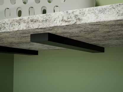 Matching Industrial 1 inch Free Hanging Shelf Brackets (Set of 2)