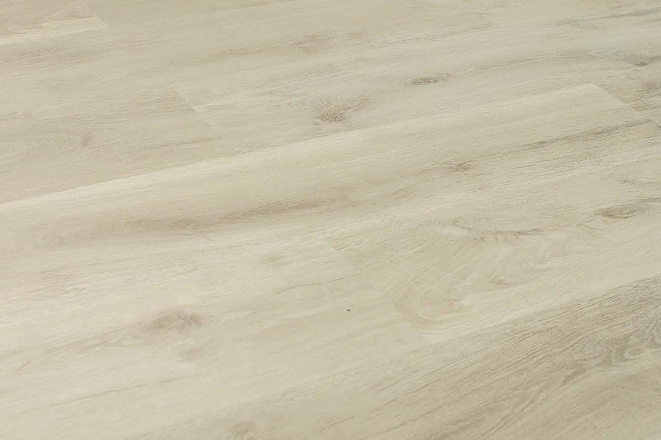 Island SPC Textured/Embossed 7"x60" Vinyl Flooring 6mm - Ivory Haze