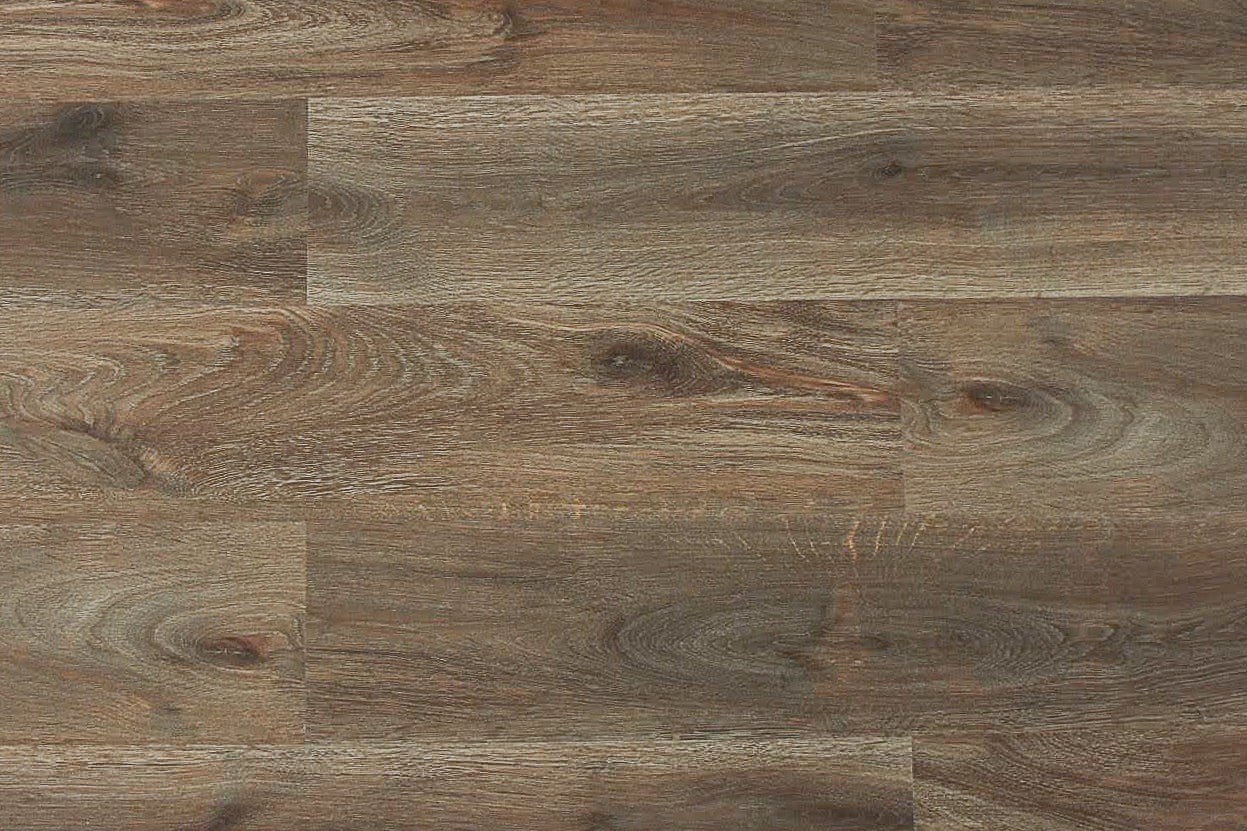 Island SPC Textured/Embossed 7"x60" Vinyl Flooring 6mm - Teak Ash