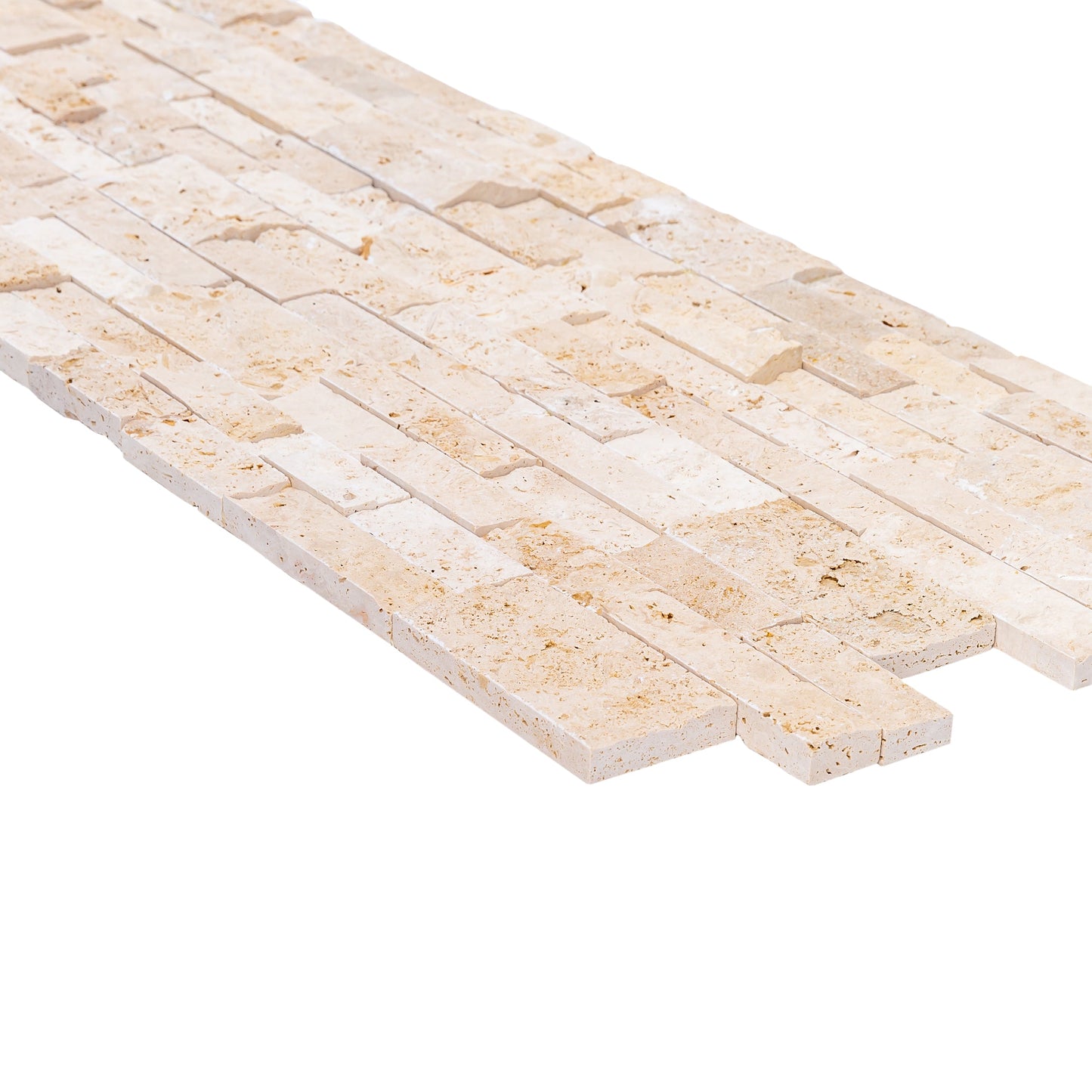 Ivory Beige Travertine Ledger Tile 6x24 – Full Truckload