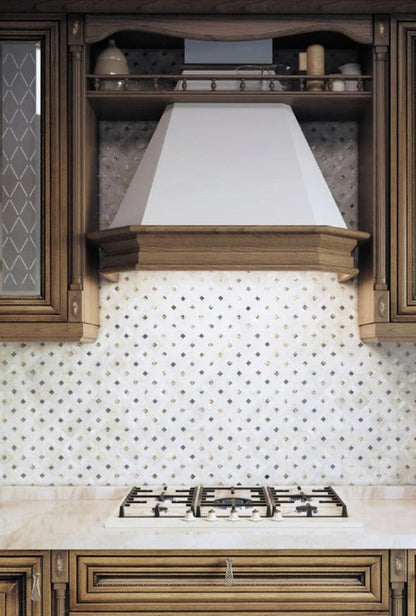 White 12x12 Polished Square Shell Mother of Pearl Mosaic Tile (20 pack, 20.33 sq ft/case)