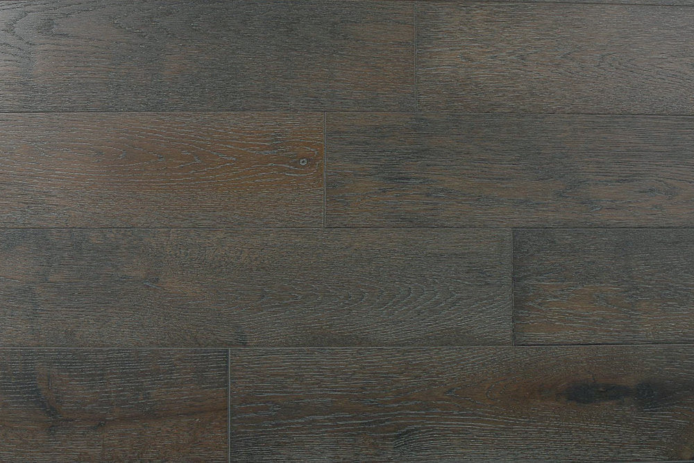 Jubilee Wirebrushed Solid Hardwood 3/4 x 5 in. - Grey