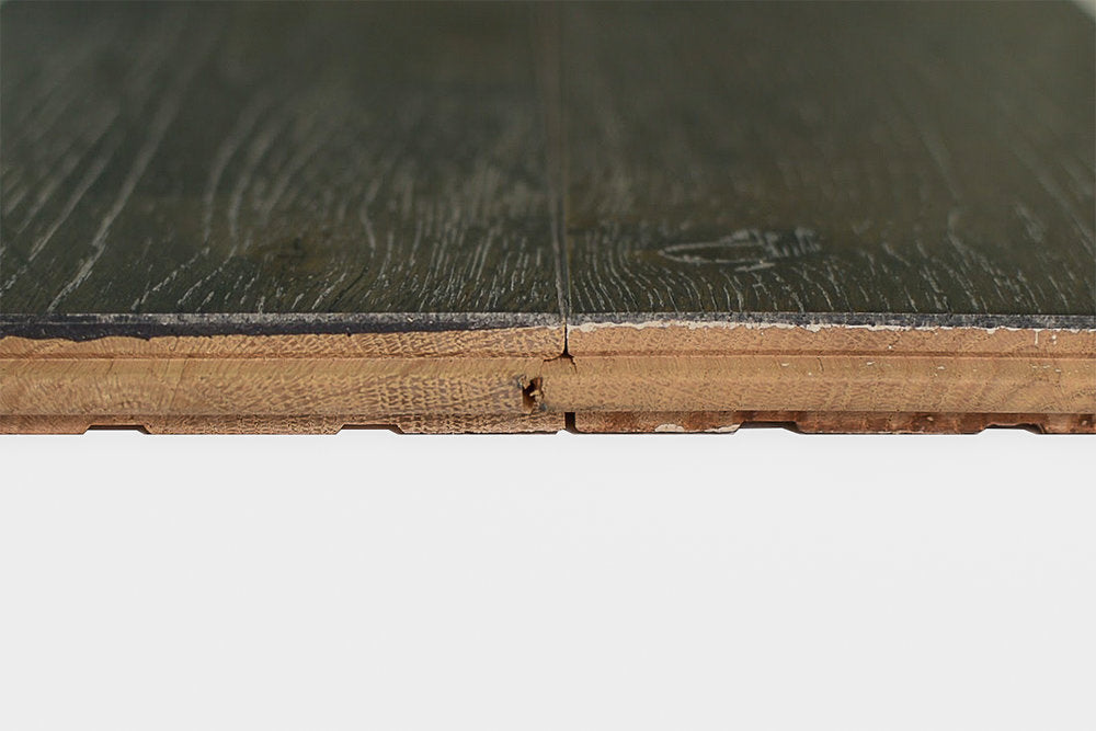 Jubilee Wirebrushed Solid Hardwood 3/4 x 5 in. - Grey