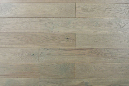 Jubilee Wirebrushed Solid Hardwood 3/4 x 5 in. - Taupe