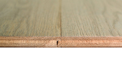 Jubilee Wirebrushed Solid Hardwood 3/4 x 5 in. - Taupe