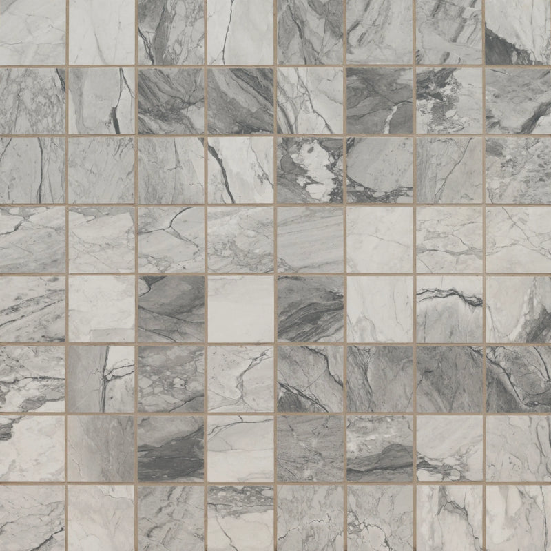 MSI Kaya Onda Gray Porcelain Mosaic Wall and Floor Tile