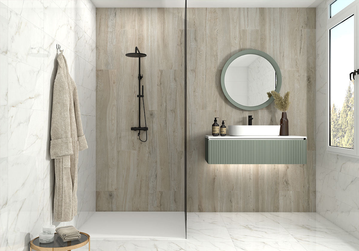 MSI Kaya Calacatta Lucca Porcelain Wall and Floor Tile