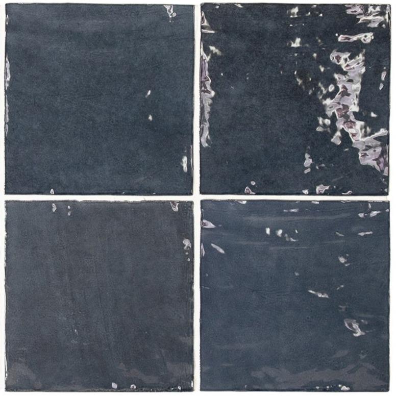 Dark Blue 5x5 Glossy Subway Ceramic Tile (57 pack, 10.76 sq ft/case)
