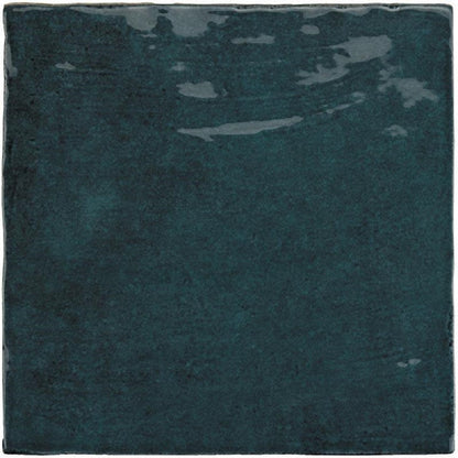 Ocean Green 5x5 Glossy Subway Ceramic Tile (57 pack, 10.76 sq ft/case) - Sample