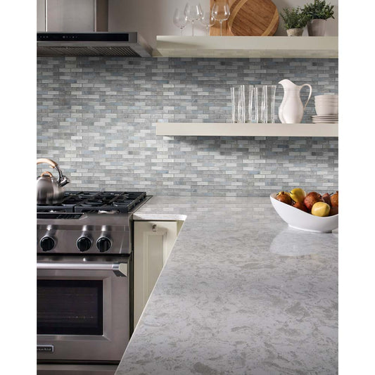 MSI Lupano Glass and Stone Mosaic Tile 11.63"x11.72"