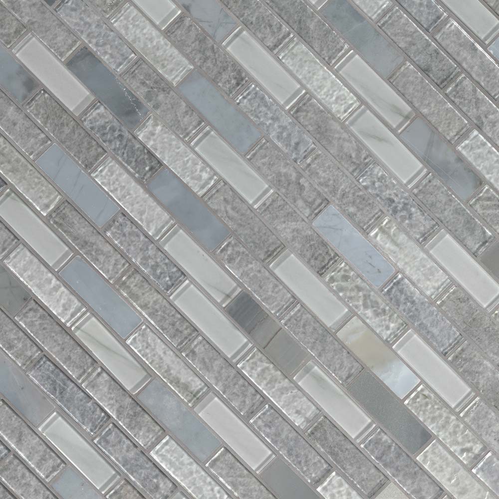 MSI Lupano Glass and Stone Mosaic Tile 11.63"x11.72"