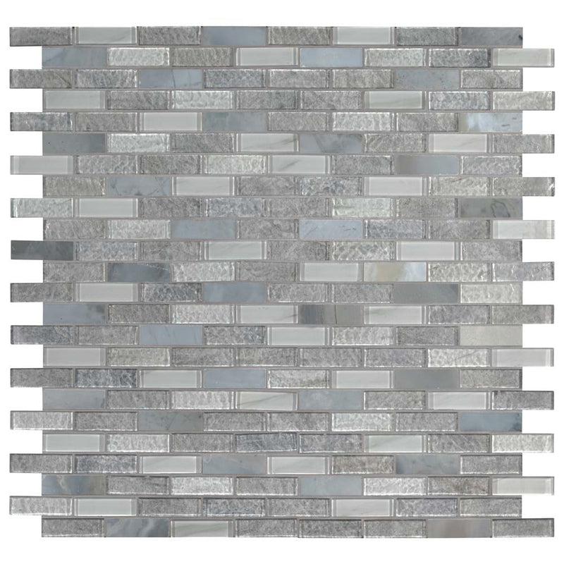 MSI Lupano Glass and Stone Mosaic Tile 11.63"x11.72"