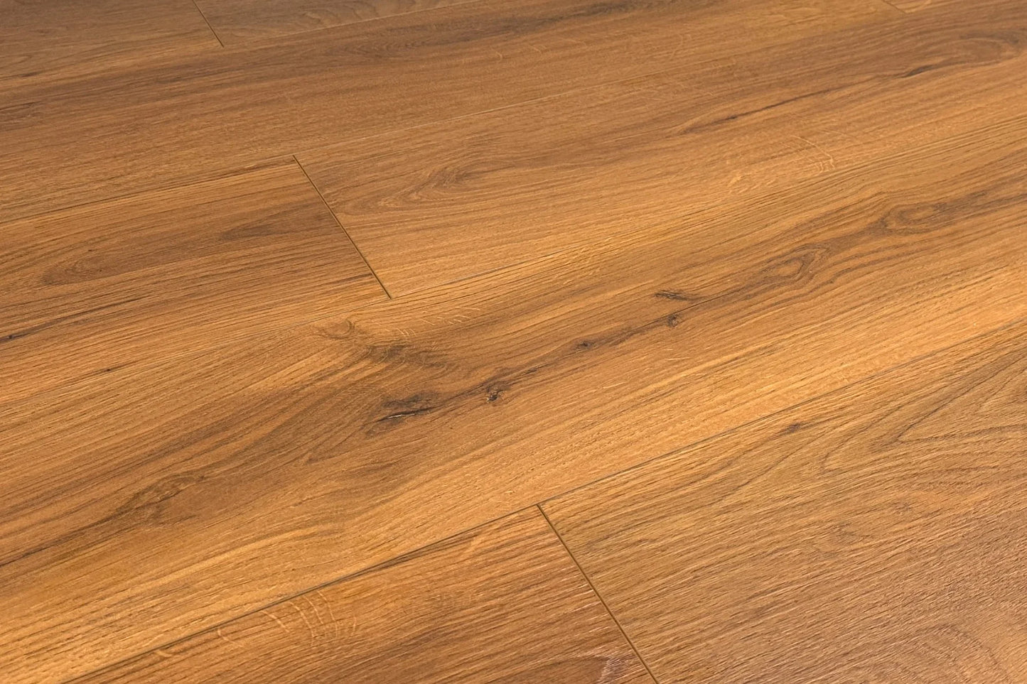 Luxe Deep Orange Embossed Matte 9.37"x60" Waterproof Laminate Flooring 12mm - Greek