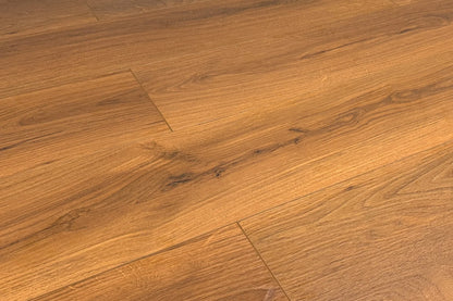 Luxe Deep Orange Embossed Matte 9.37"x60" Waterproof Laminate Flooring 12mm - Greek