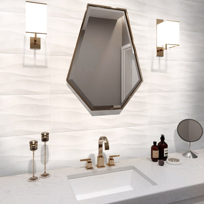 White 12x36 Satin Field Ceramic Tile (6 pack, 17.16 sq ft/case)