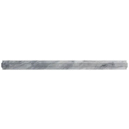 Cloud Gray 0.8x12 Polished Marble Pencil Tile Trim (10 pack, 0.5 sq ft/case) - Sample
