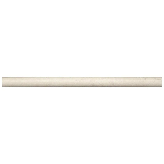 Beige 0.5x12 Polished Crema Marfil Pencil Marble Tile Trim (10 pack, 0.5 sq ft/case)