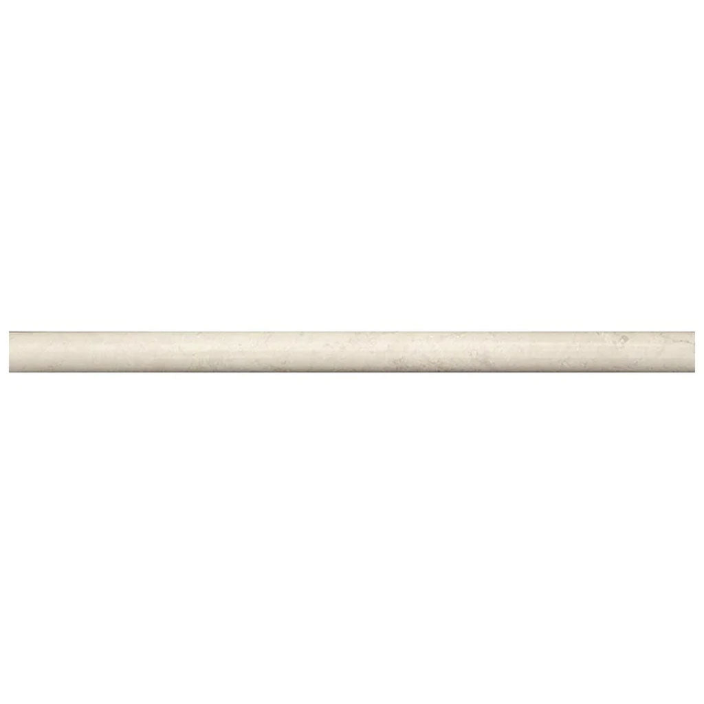 Beige 0.5x12 Polished Crema Marfil Pencil Marble Tile Trim (10 pack, 0.5 sq ft/case) - Sample