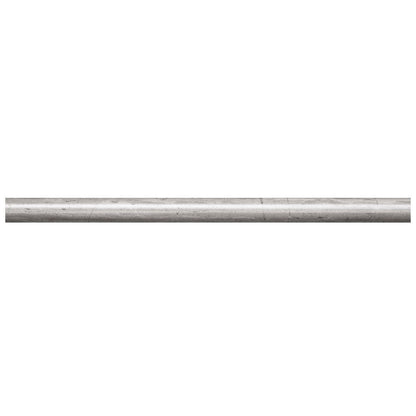 Dark Gray 0.5x12 Polished Marble Pencil Tile Trim (10 pack, 0.5 sq ft/case) - Sample