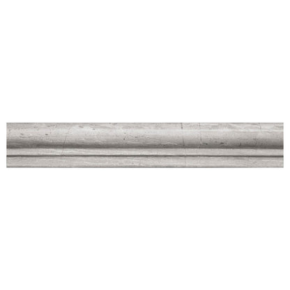 Gray 2x12 Polished Marble Chair Rail Tile Trim (10 pack, 1.667 sq ft/case) - Sample