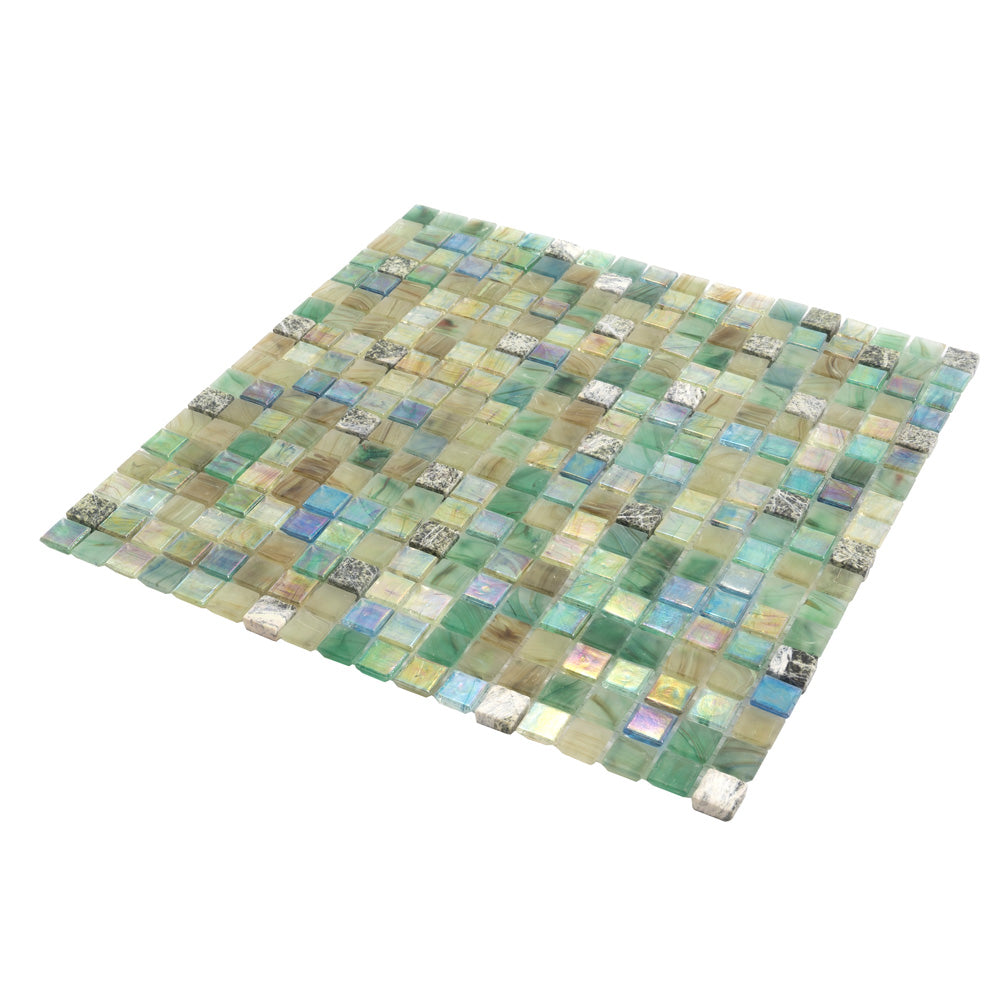 Emerald Green 12x12 Glossy Uniform Square Glass Mosaic Tile (10 pack, 9.3 sq ft/case)