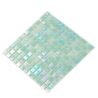 Baby Blue 12x12 Uniform Square Glossy Glass Mosaic Tile (20 pack, 20 sq ft/case)