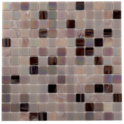 Crepe Pink 12x12 Glossy Uniform Square Glass Mosaic Tile (20 pack, 20 sq ft/case)
