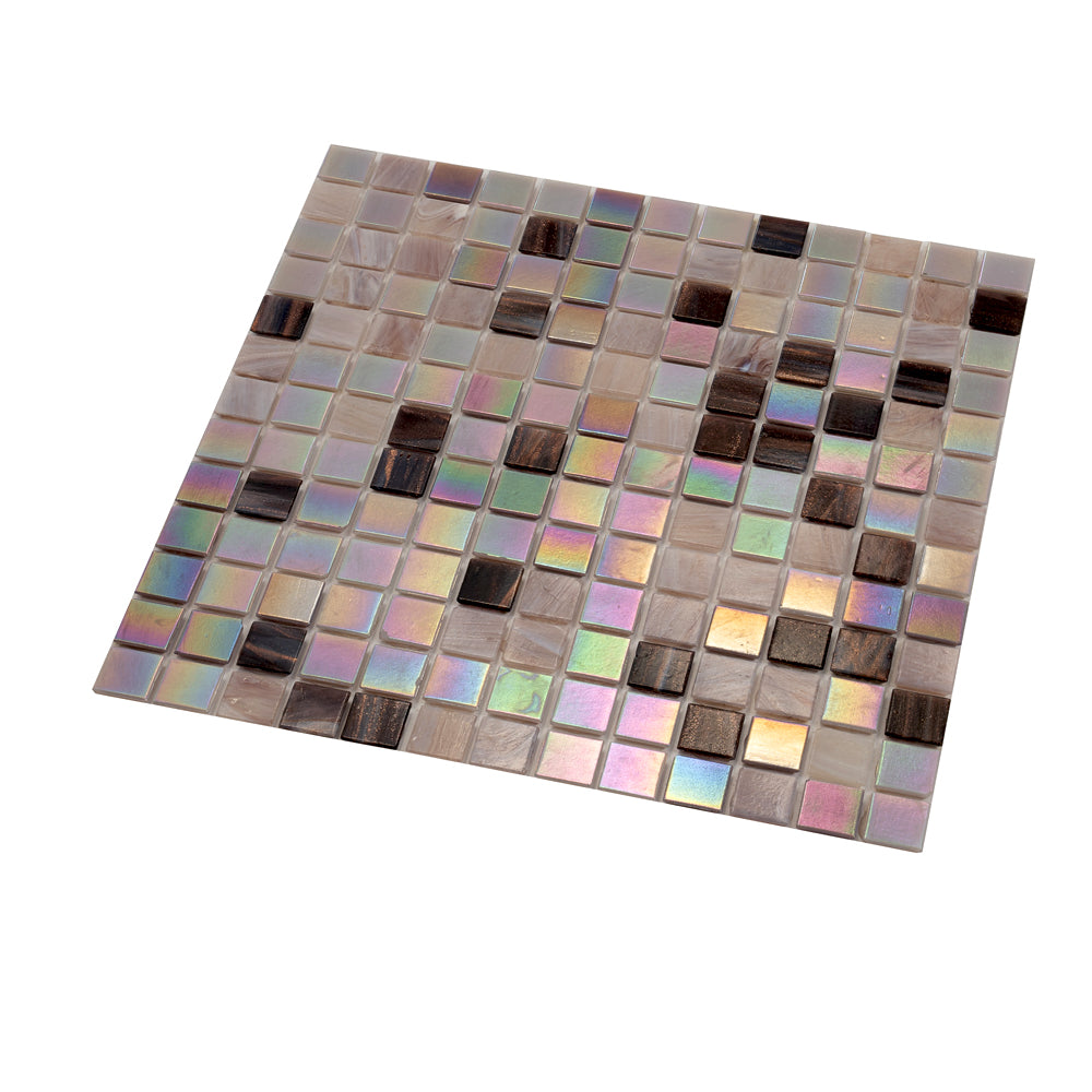 Crepe Pink 12x12 Glossy Uniform Square Glass Mosaic Tile (20 pack, 20 sq ft/case)