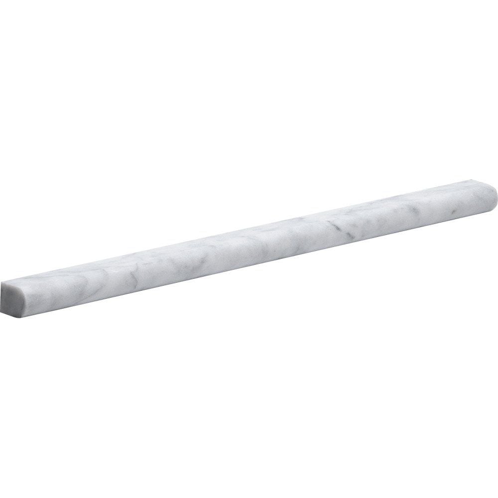 Carrara T Honed Pencil Liner Marble Moldings
