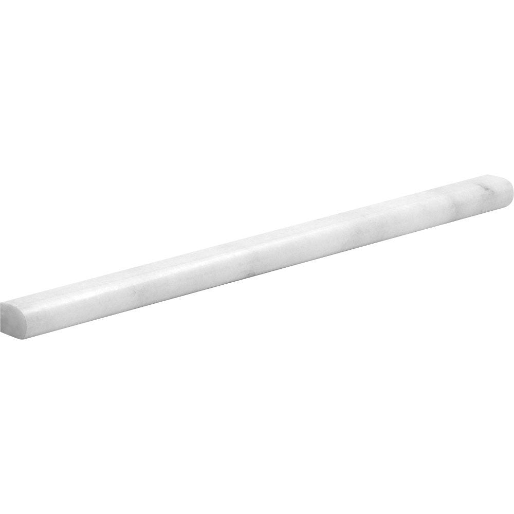Carrara T Polished Pencil Liner Marble Moldings