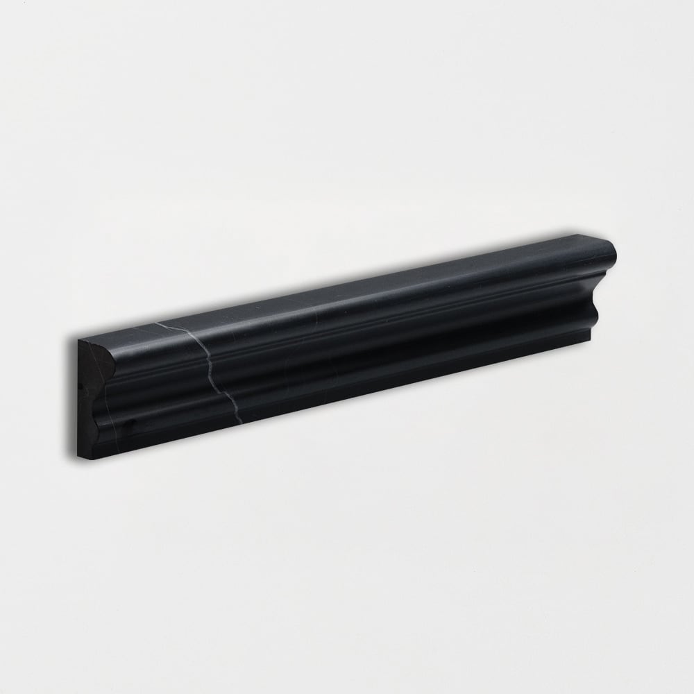 Black Honed Andorra Marble Moldings