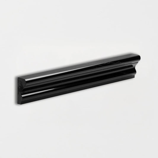 Black Polished Andorra Marble Moldings