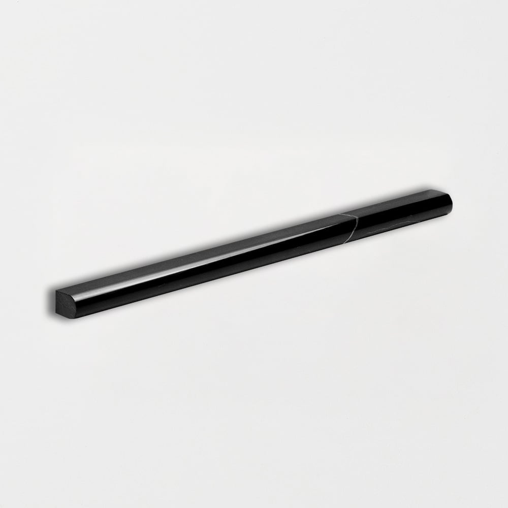 Black Polished Pencil Liner Marble Moldings