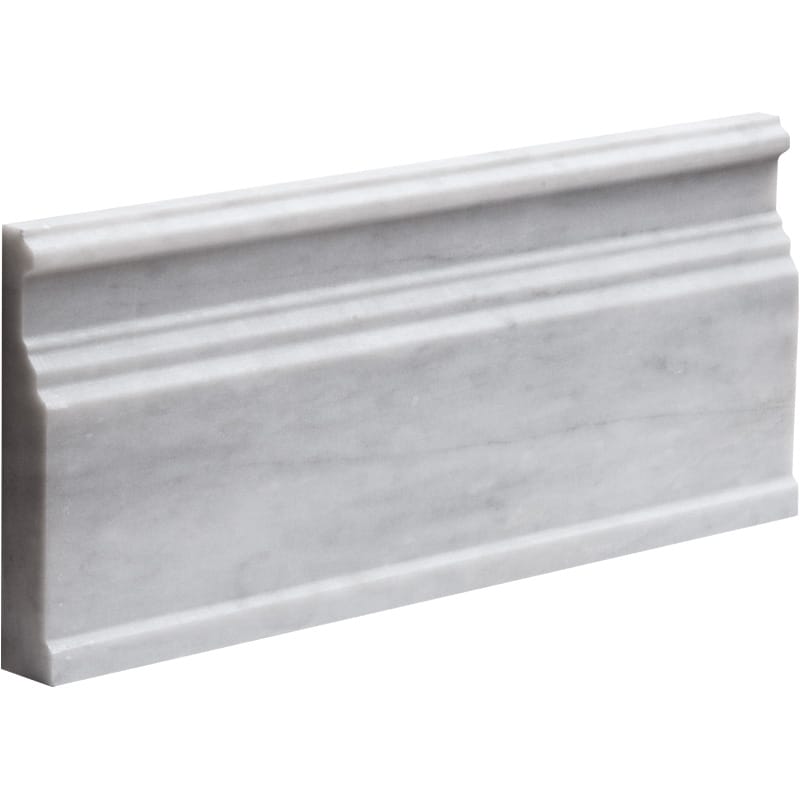 Carrara T Honed Base Marble Moldings