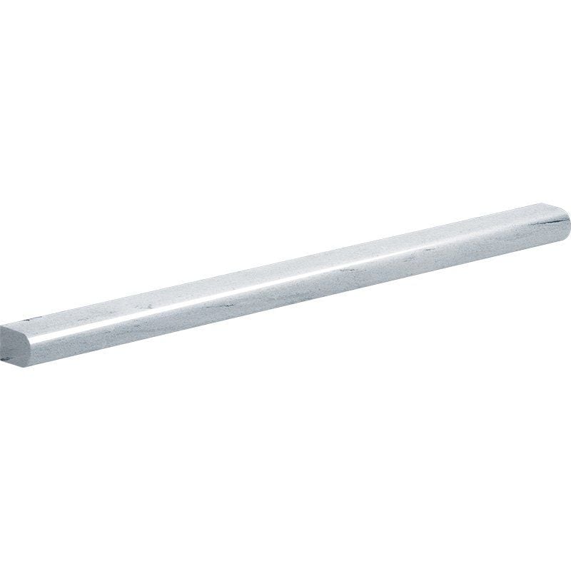 Neptune White Honed Pencil Liner Marble Moldings
