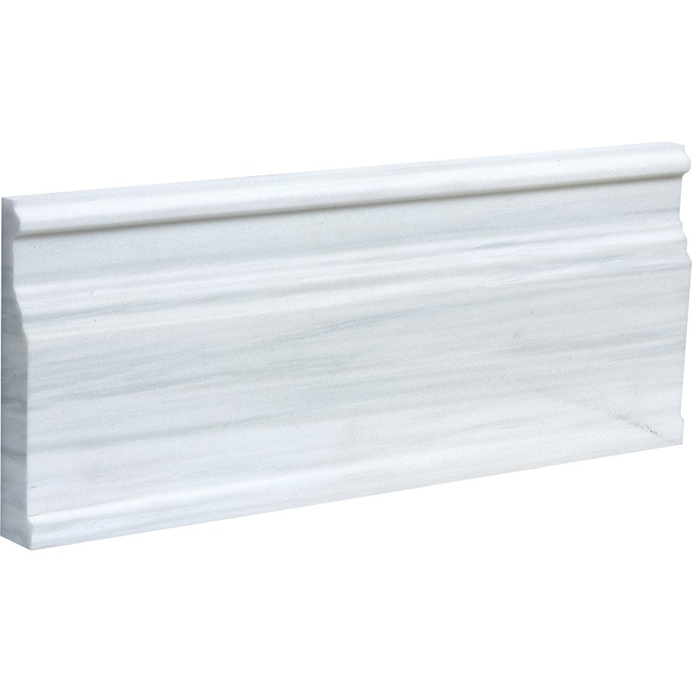 Bianco Dolomiti Honed Base Marble Moldings
