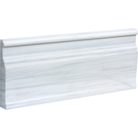 Bianco Dolomiti Honed Base Marble Moldings