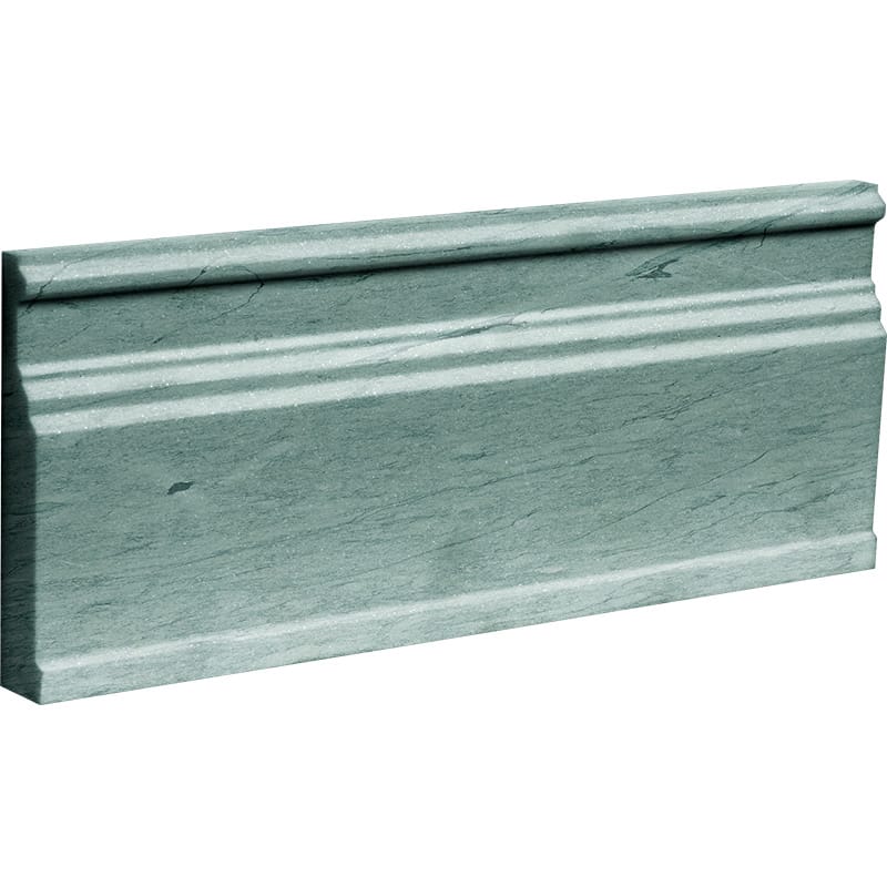 Lush Willow Honed Modern Base Marble Moldings