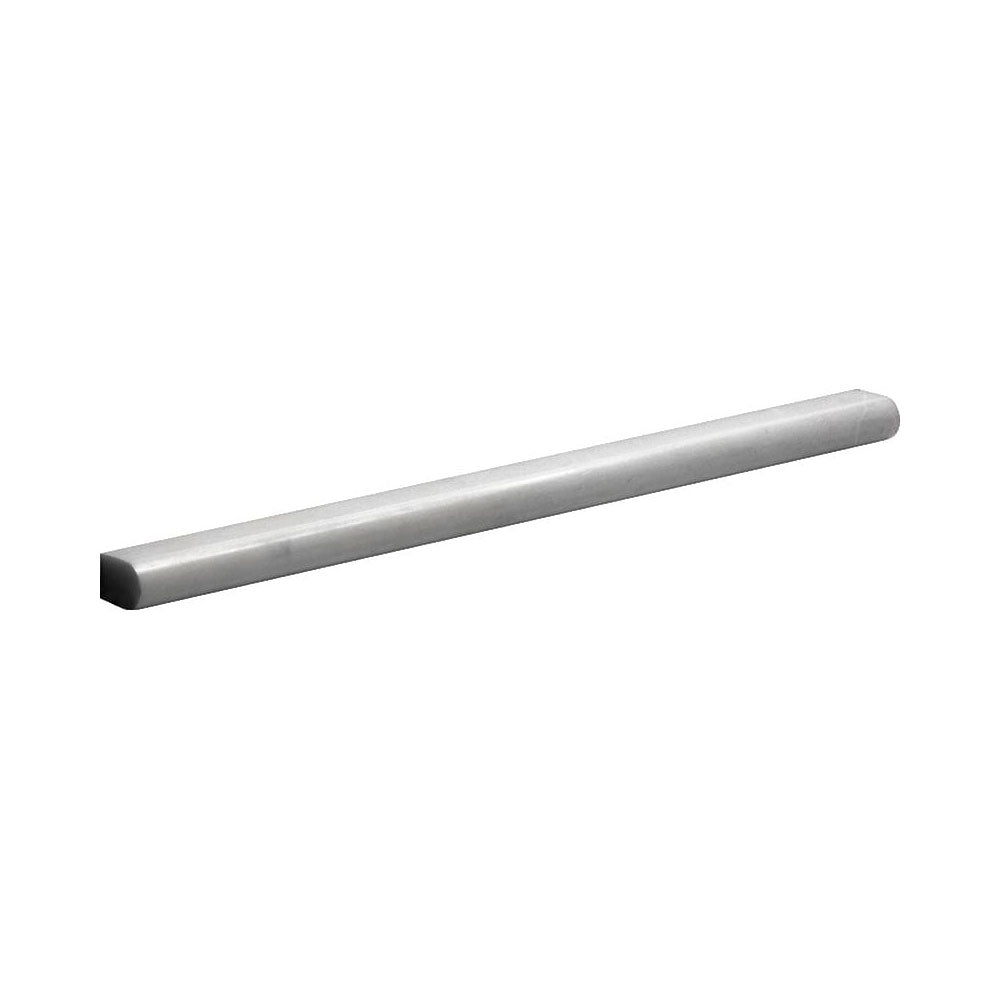 Siberian White Polished Pencil Liner Marble Moldings