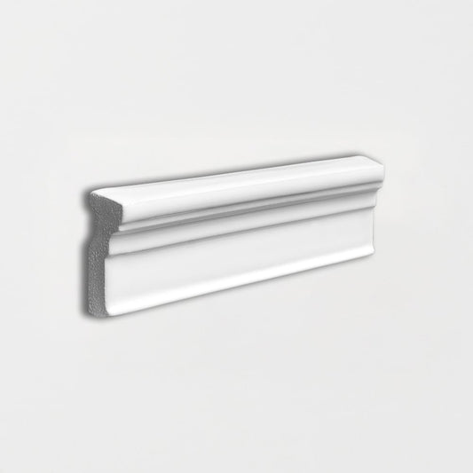 Blanche Glossy Ogee Trim Ceramic Moldings