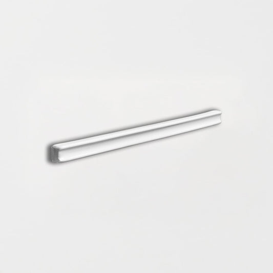 Blanco Real Glossy Pencil Trim Ceramic Moldings