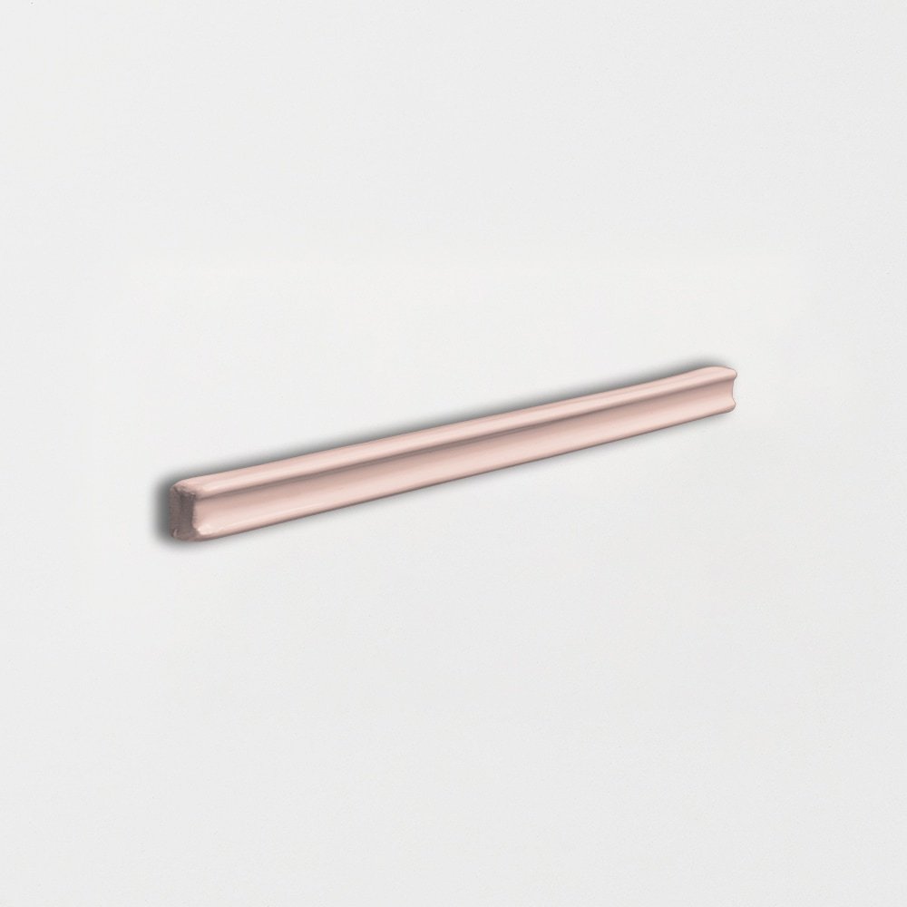 Blush Glossy Pencil Trim Ceramic Moldings