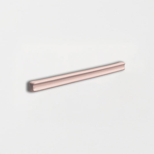 Blush Glossy Pencil Trim Ceramic Moldings
