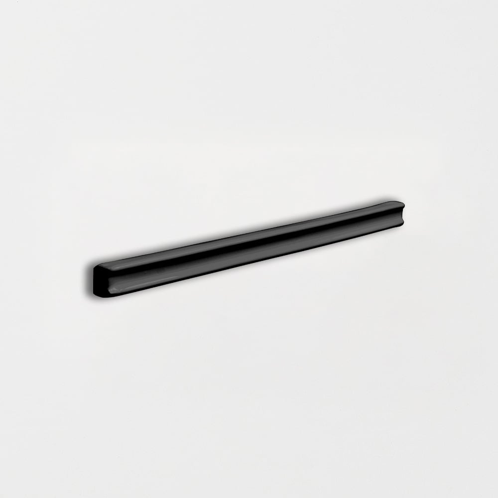 Midnight Glossy Pencil Trim Ceramic Moldings